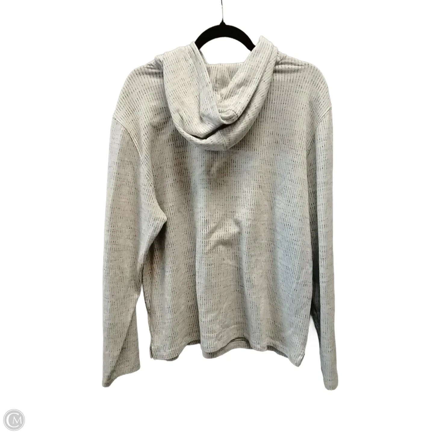 Sweatshirt Hoodie By Clothes Mentor In Grey, Size: Xl