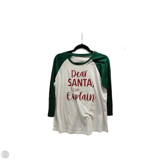 Top Long Sleeve By Natural Reflections, Size: L