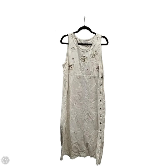 Dress Casual Maxi By Erika And Co In Beige, Size: L