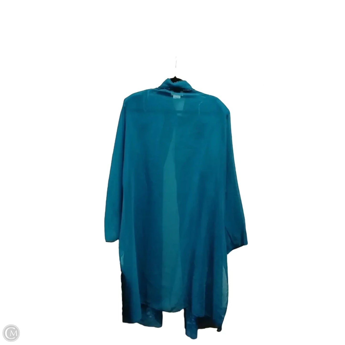 Kimono By Clothes Mentor In Blue, Size: 4x