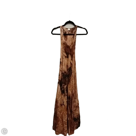 Dress Casual Maxi By Clothes Mentor In Tie Dye Print, Size: L
