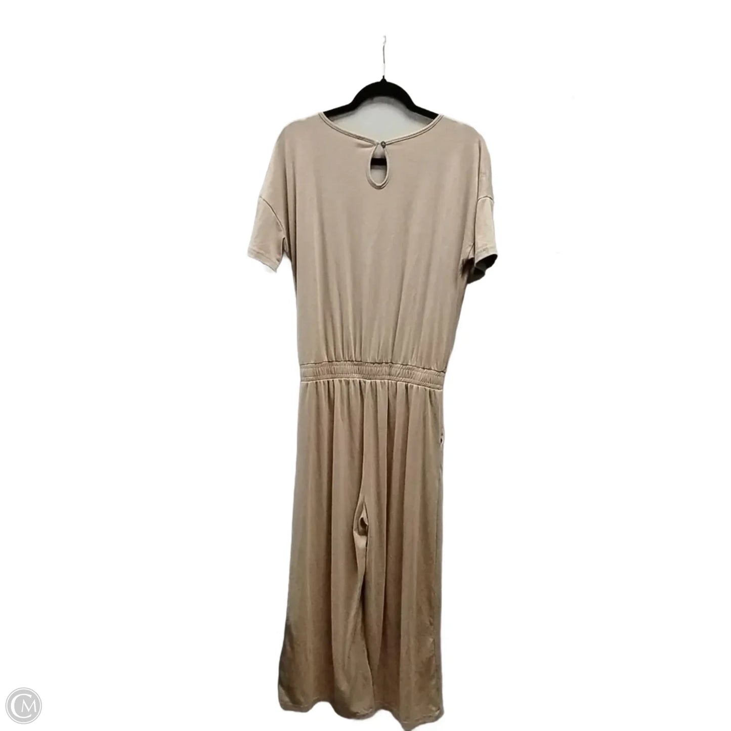 Jumpsuit By Clothes Mentor In Tan, Size: M