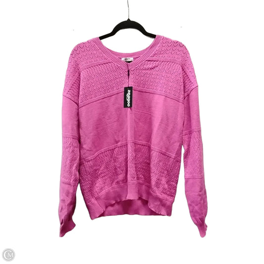 Sweater By Zeagoo In Pink, Size: Xl