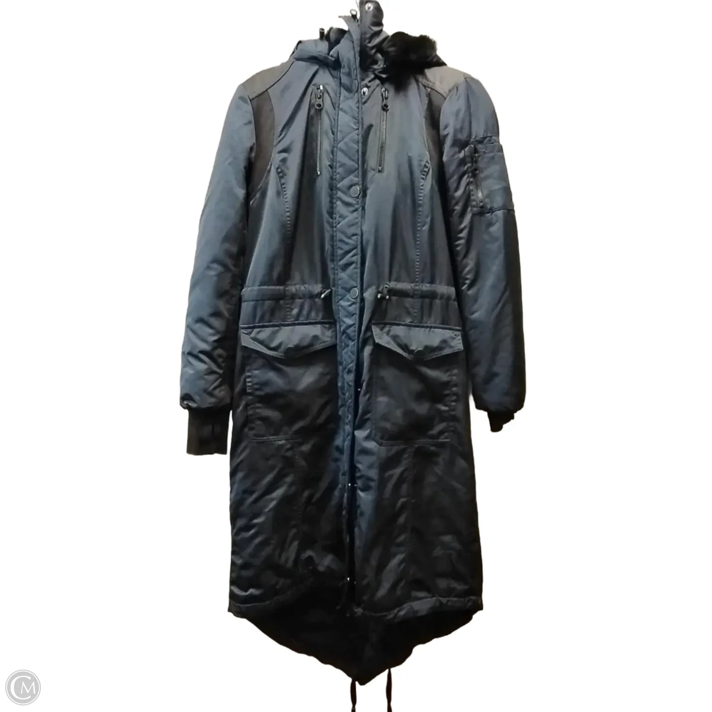 Coat Puffer & Quilted By Clothes Mentor In Blue, Size: S