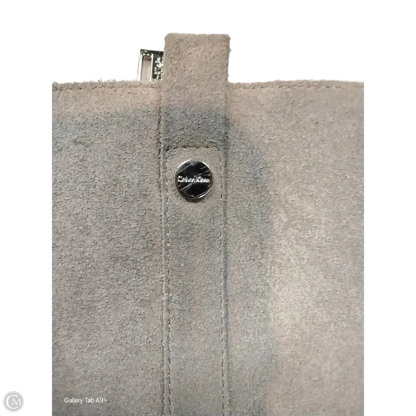 Boots Mid-calf Flats By Calvin Klein In Beige, Size: 10