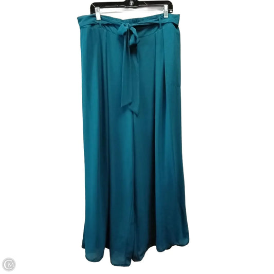 Pants Linen By Clothes Mentor In Green, Size: 1x