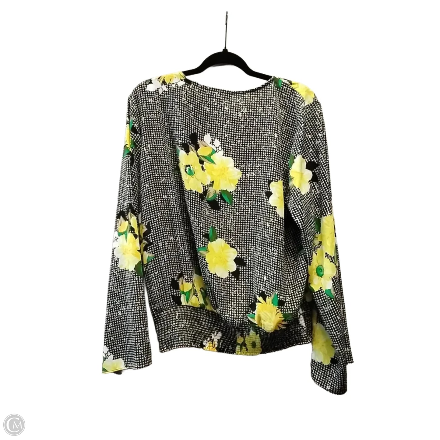 Blouse Long Sleeve By Inc In Floral Print, Size: Xl