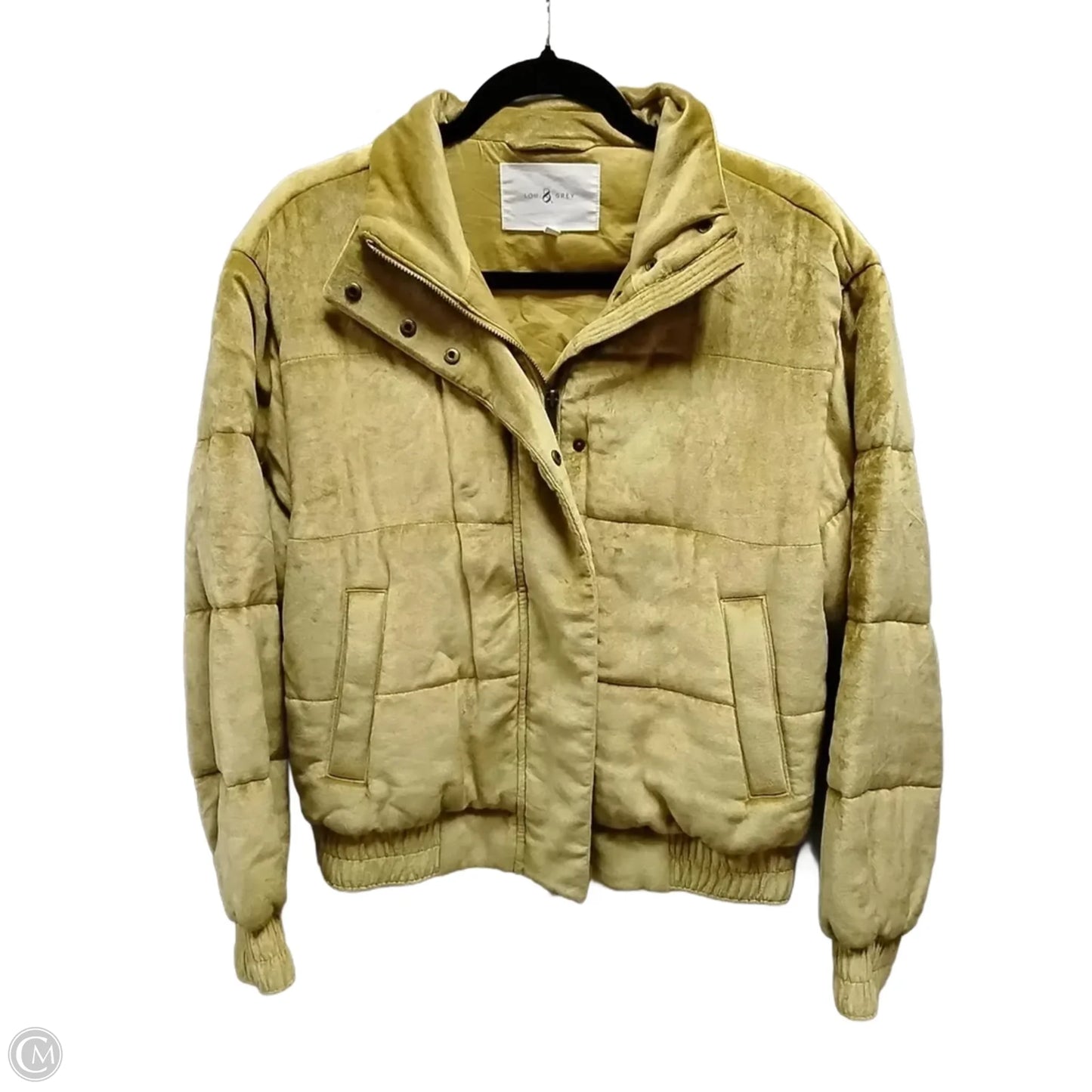 Coat Puffer & Quilted By Lou And Grey In Gold, Size: S