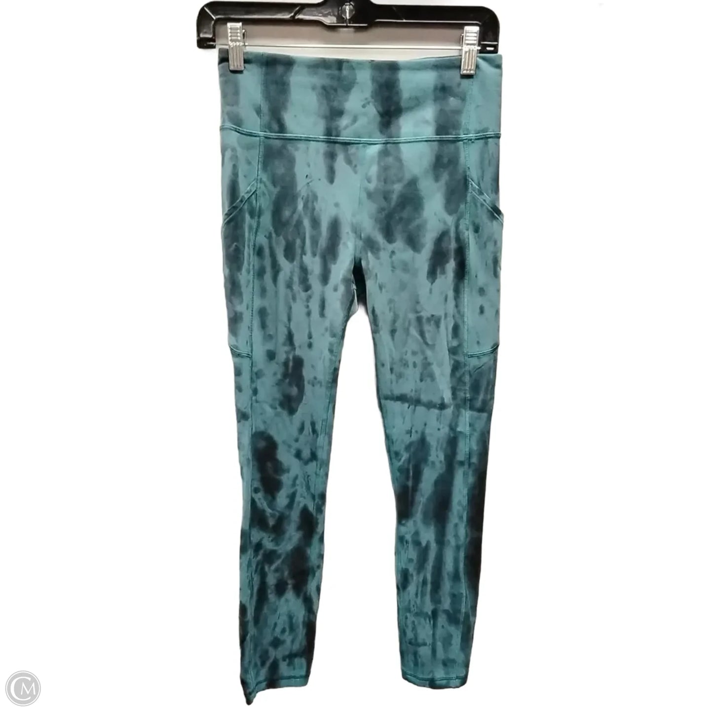 Athletic Leggings By Lululemon In Tie Dye Print, Size: S
