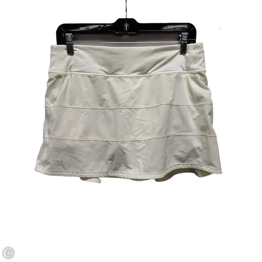 Athletic Skort By Lululemon In Yellow, Size: S