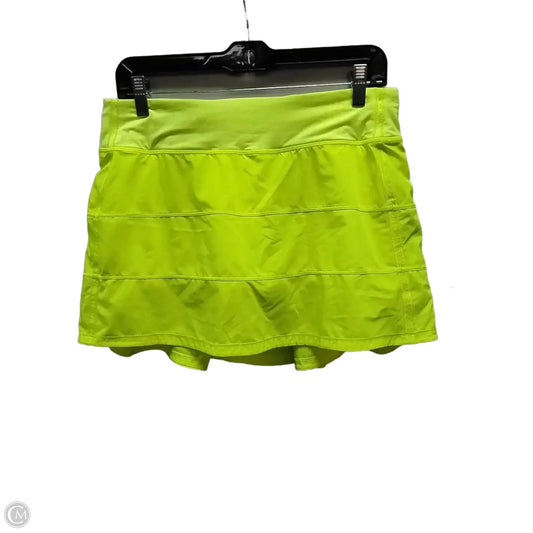 Skort By Lululemon In Yellow, Size: 8