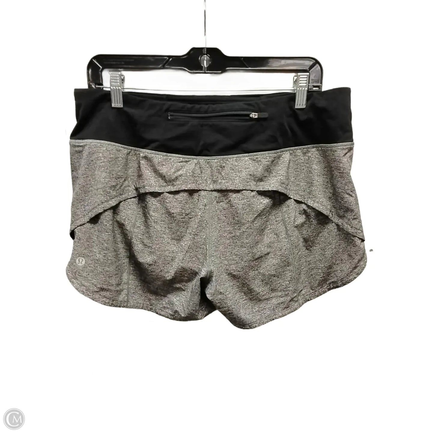 Athletic Shorts By Lululemon In Grey, Size: 8