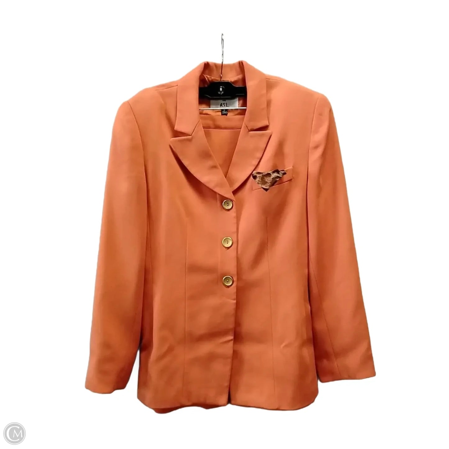 Skirt Set 2pc By Kasper In Orange, Size: 8