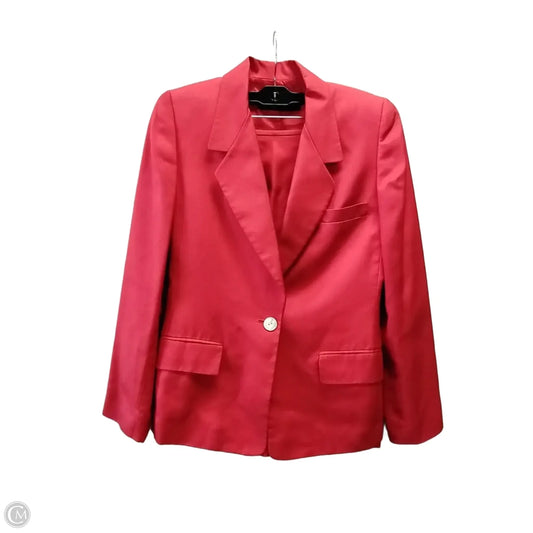 Skirt Suit 2pc By Ellen Tracy In Red, Size: 6