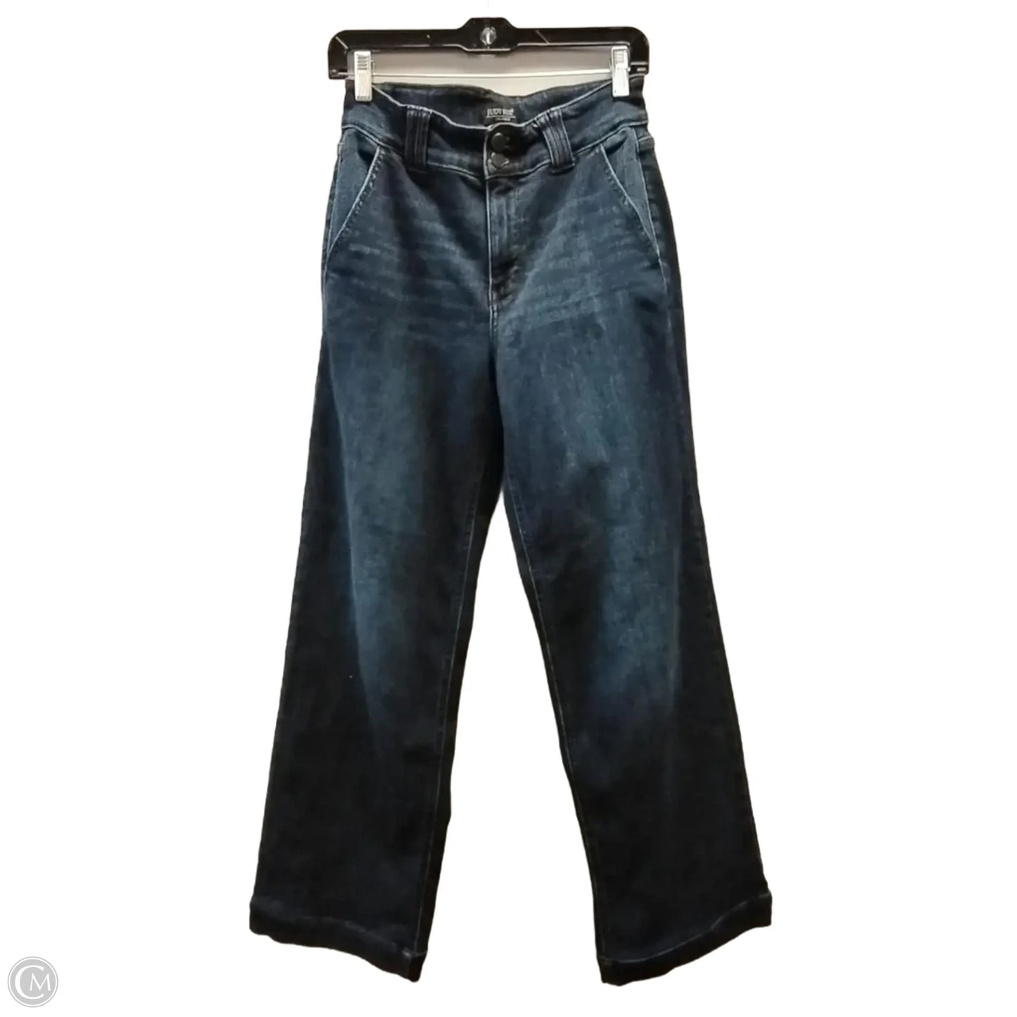 Jeans Wide Leg By Judy Blue In Blue, Size: 5