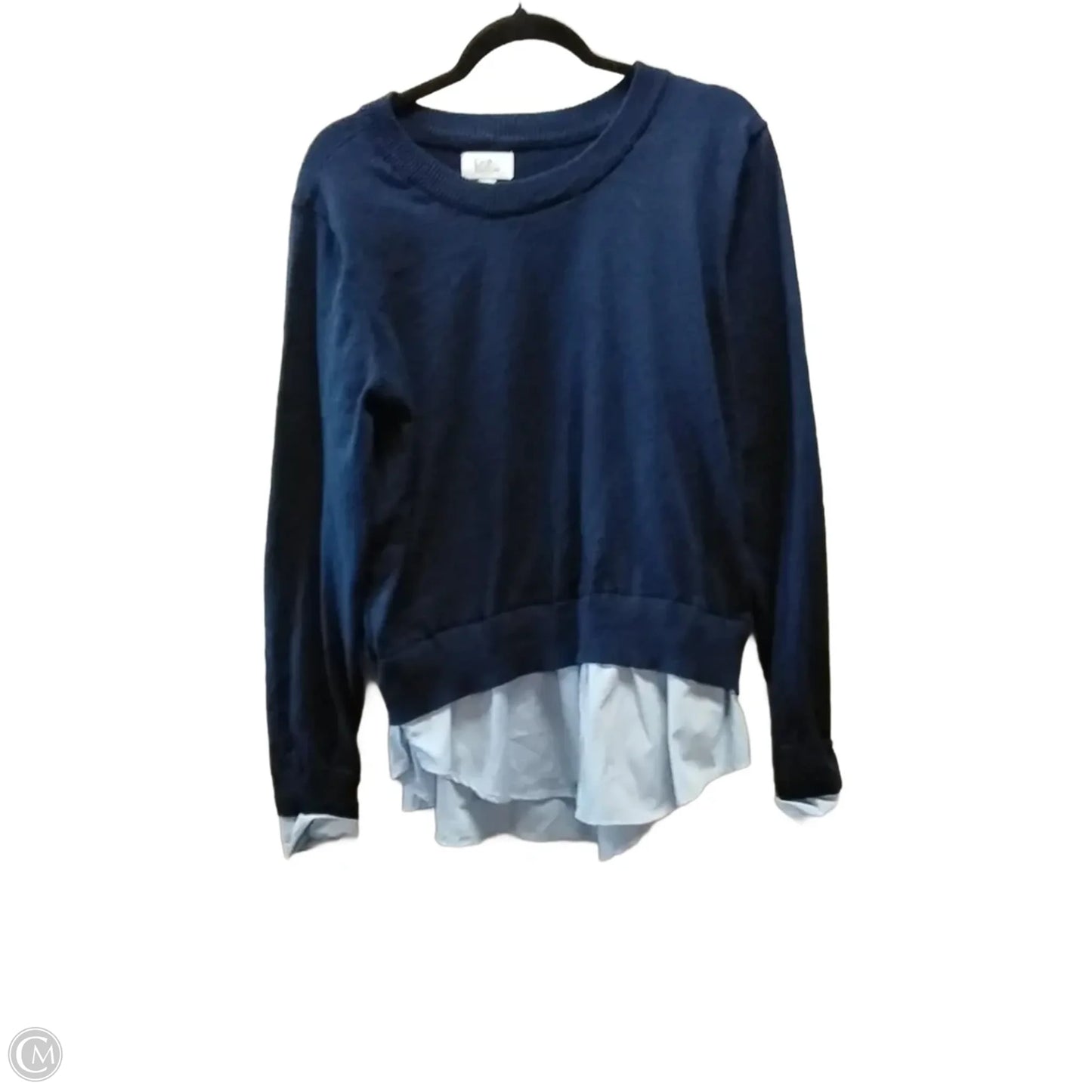 Sweater By Croft And Barrow In Blue, Size: Xl