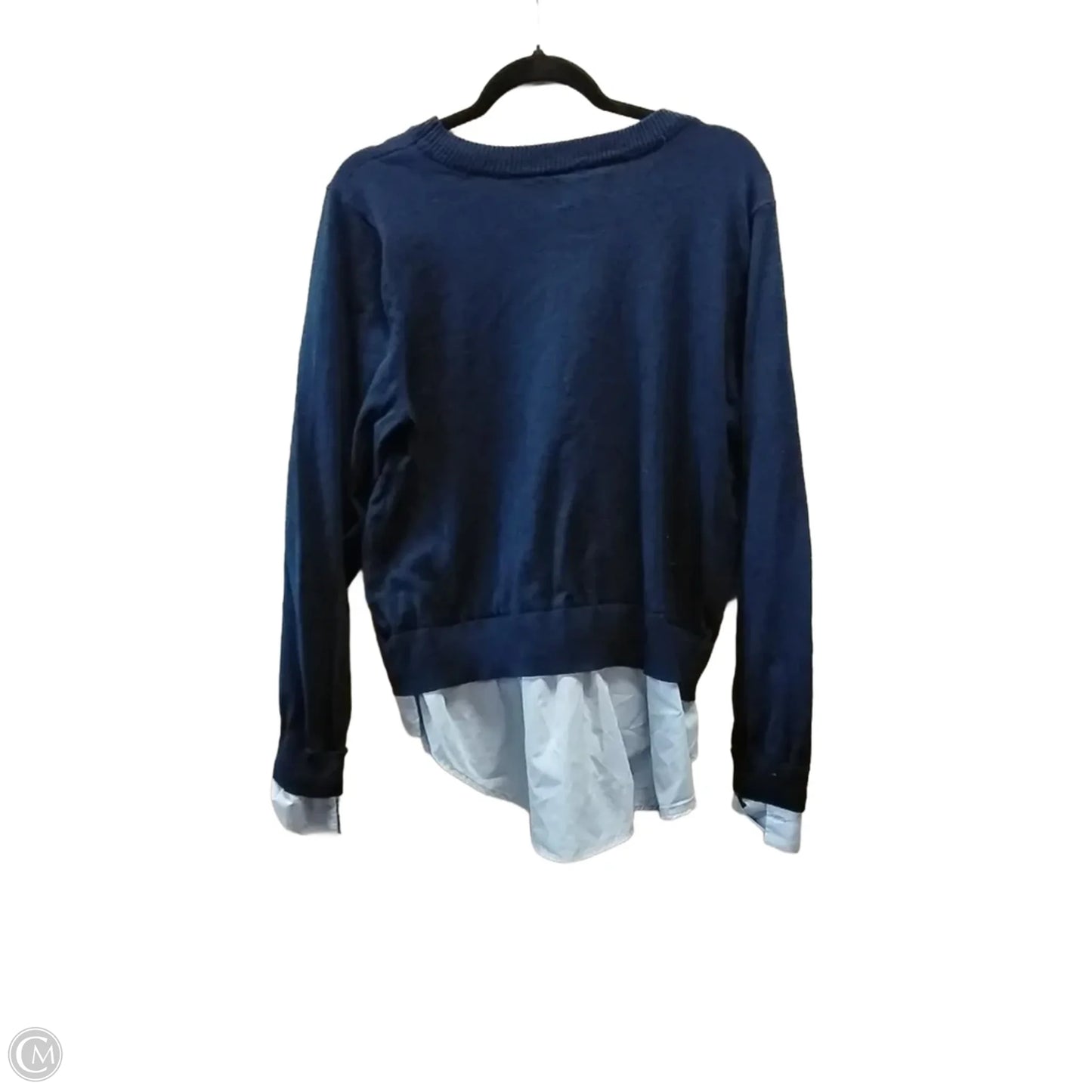 Sweater By Croft And Barrow In Blue, Size: Xl