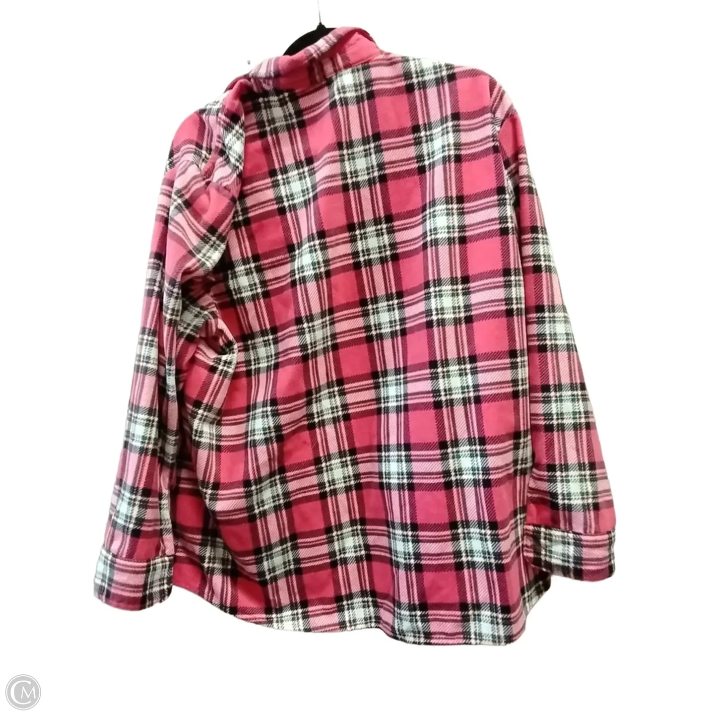 Top Long Sleeve By Riders In Plaid Pattern, Size: 2x