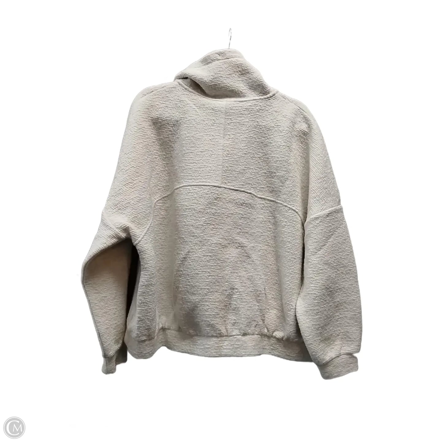 Sweatshirt Collar By Calia In Beige, Size: Xxl