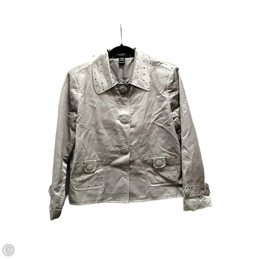 Jacket Other By Christine Alexander In Silver, Size: S