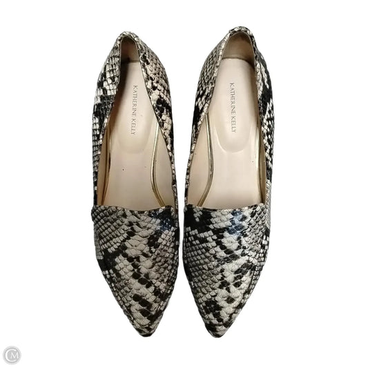 Shoes Flats By Clothes Mentor In Snakeskin Print, Size: 10