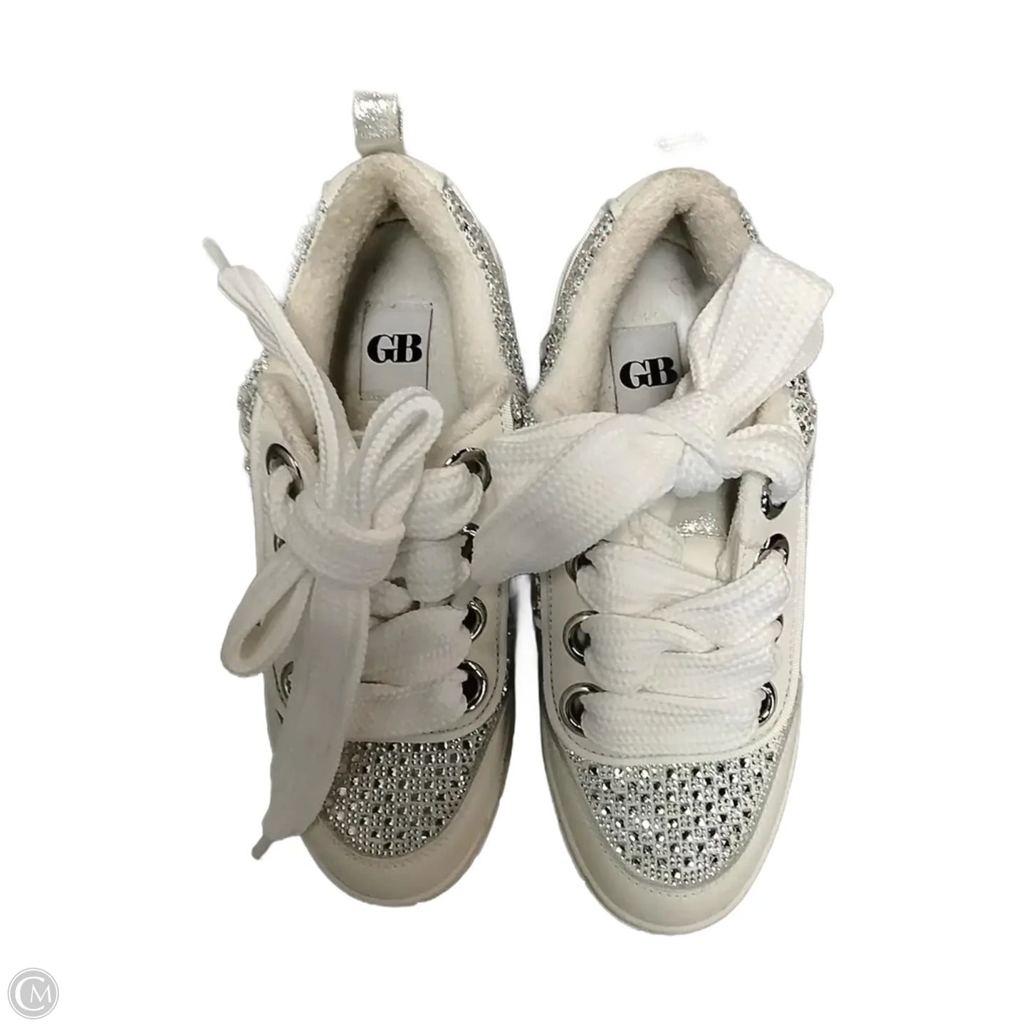 Shoes Sneakers Platform By Gb In White, Size: 10