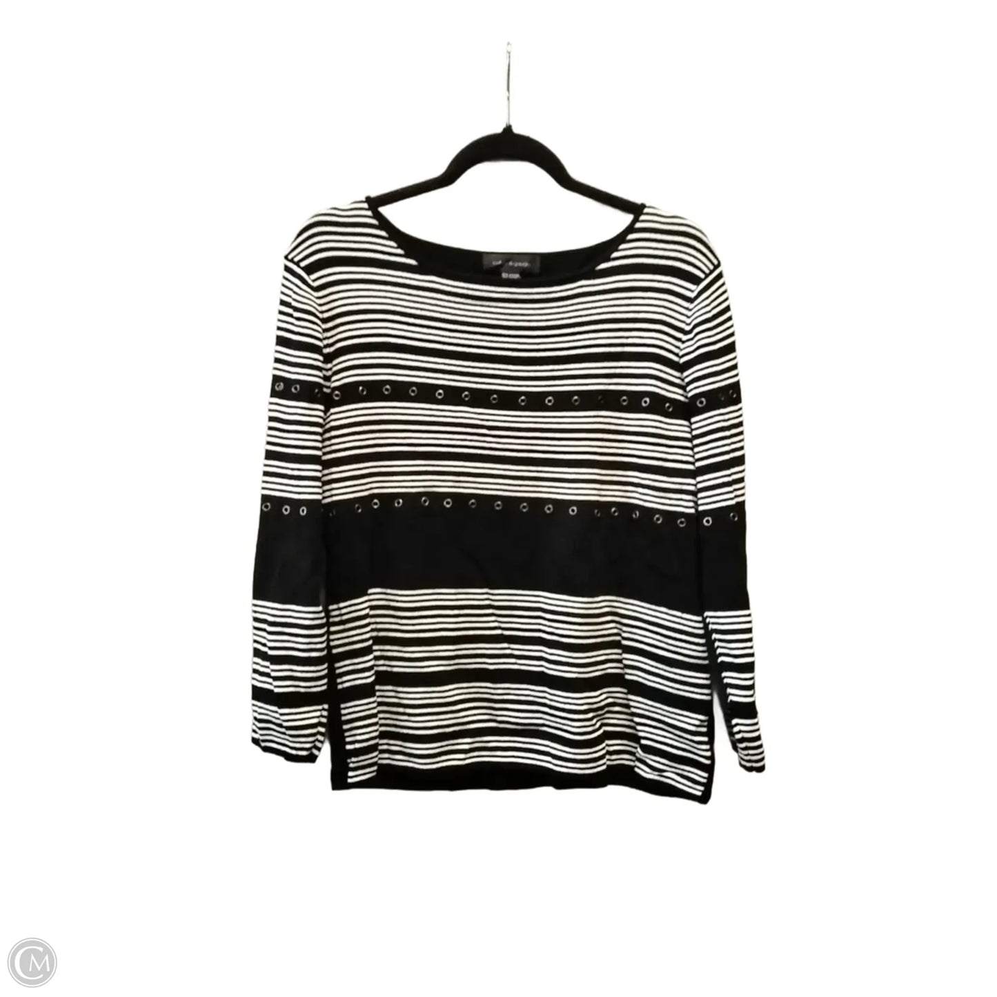 Sweater By Cable And Gauge In Striped Pattern, Size: Xl