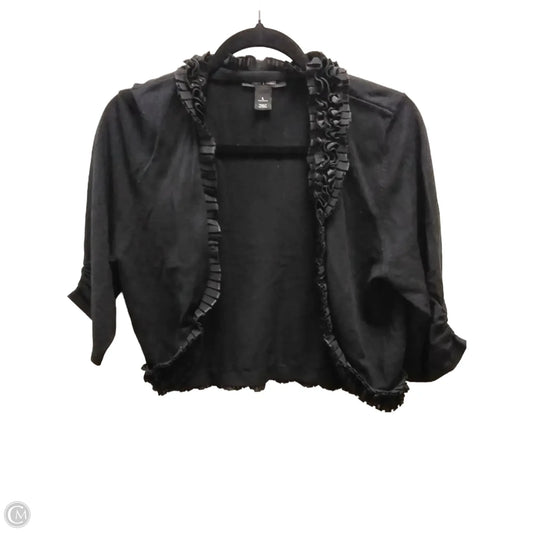 Sweater Cardigan By White House Black Market In Black, Size: L