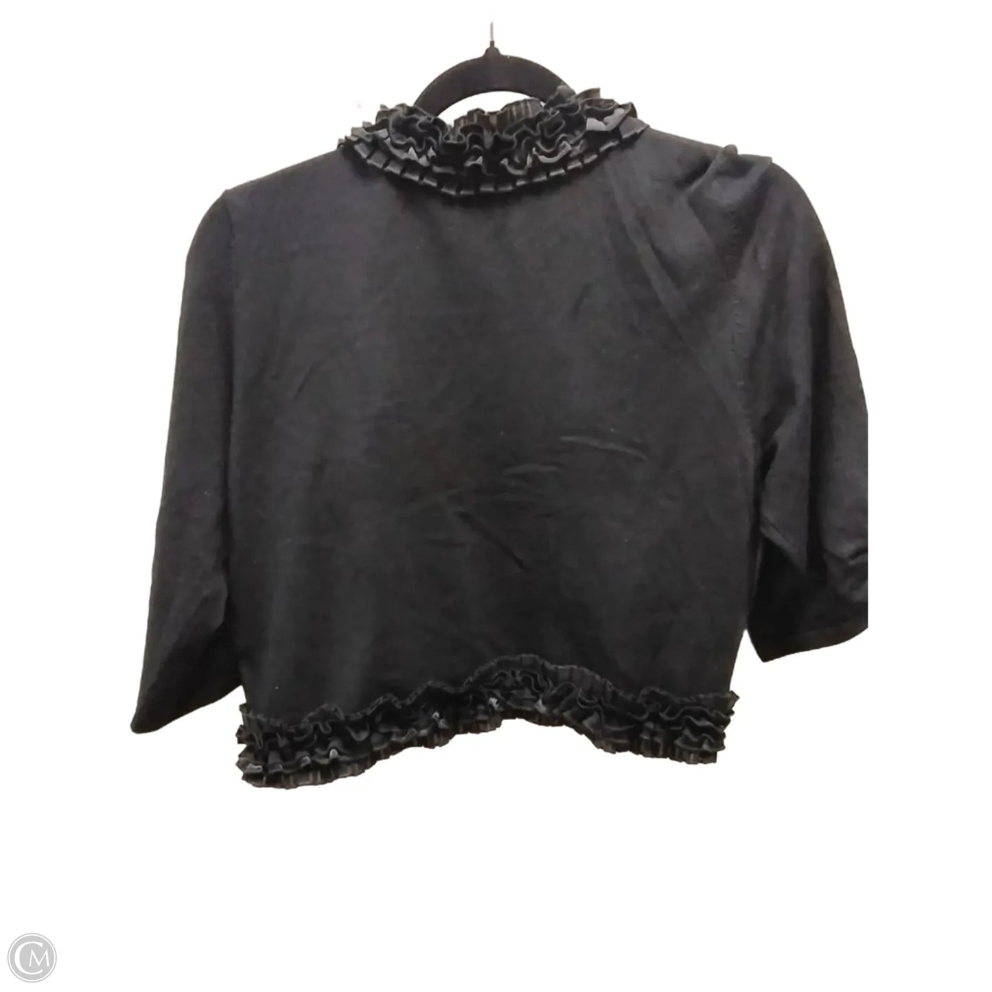 Sweater Cardigan By White House Black Market In Black, Size: L