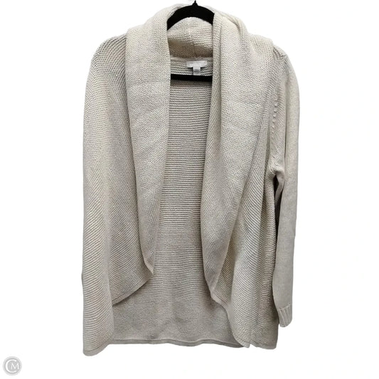Sweater Cardigan By Charter Club In Beige, Size: Lp
