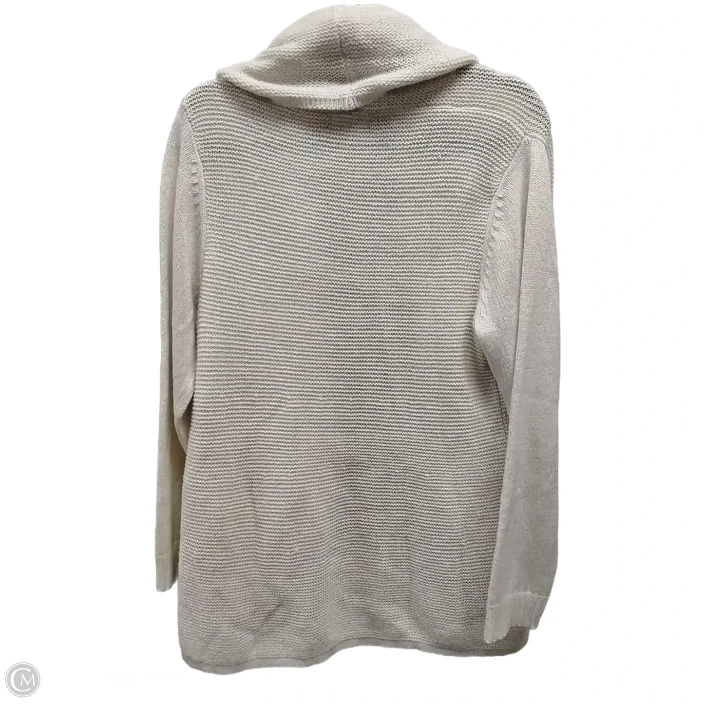 Sweater Cardigan By Charter Club In Beige, Size: Lp