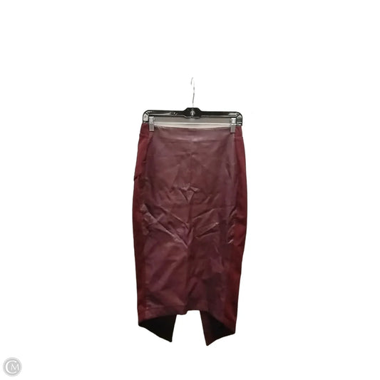 Skirt Midi By Clothes Mentor In Purple, Size: L