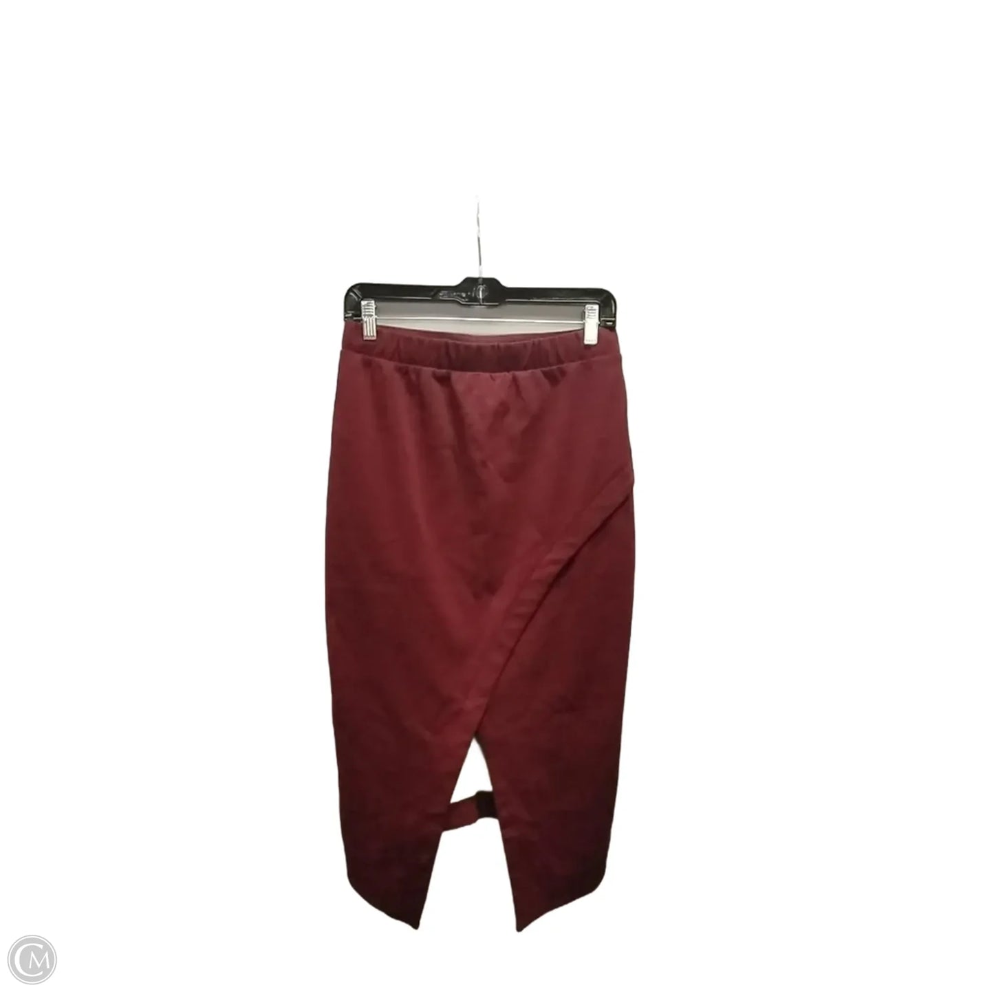 Skirt Midi By Clothes Mentor In Purple, Size: L