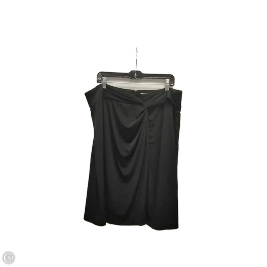 Skirt Midi By Calvin Klein In Black, Size: 1x