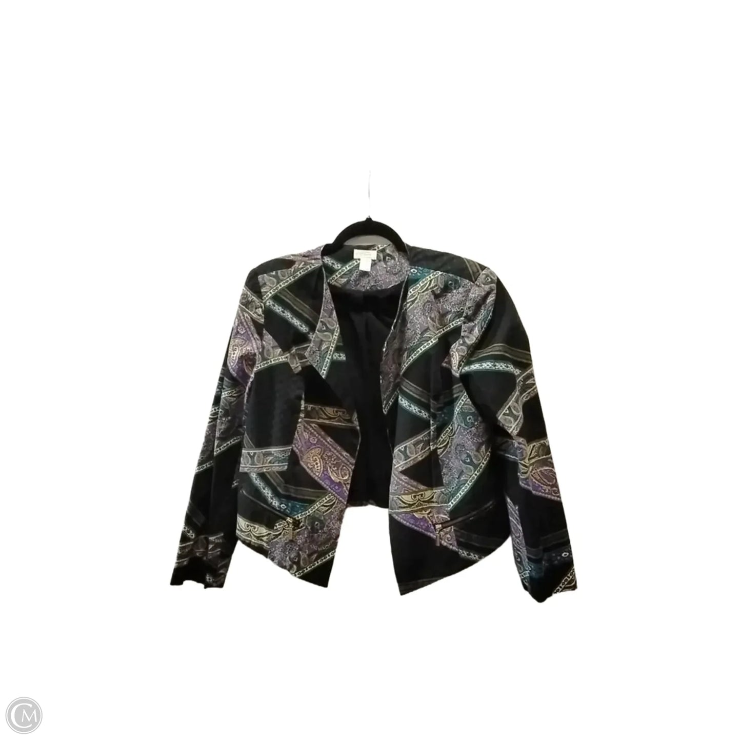 Jacket Other By Chicos In Paisley Print, Size: M