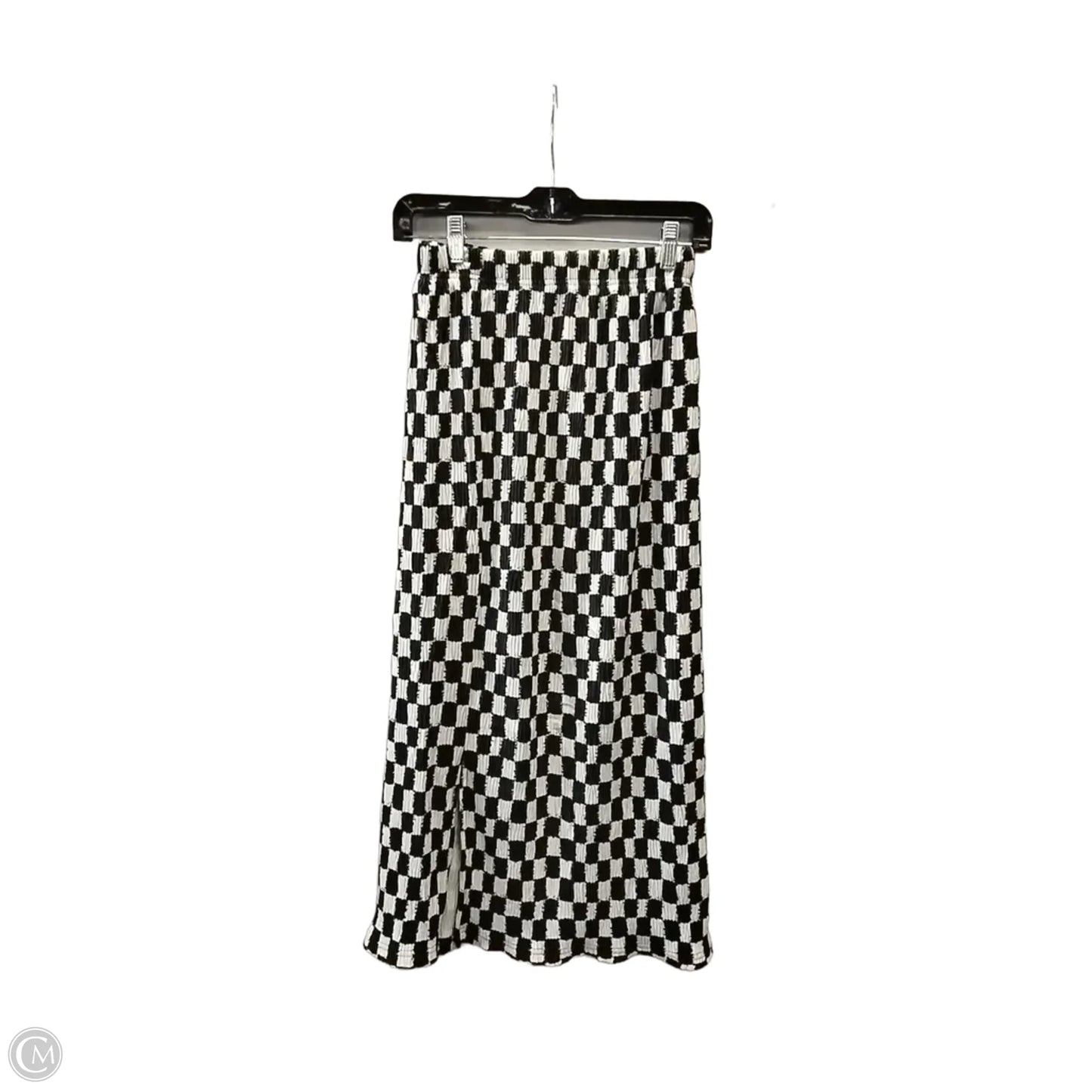 Skirt Maxi By Clothes Mentor In Black & Cream, Size: M