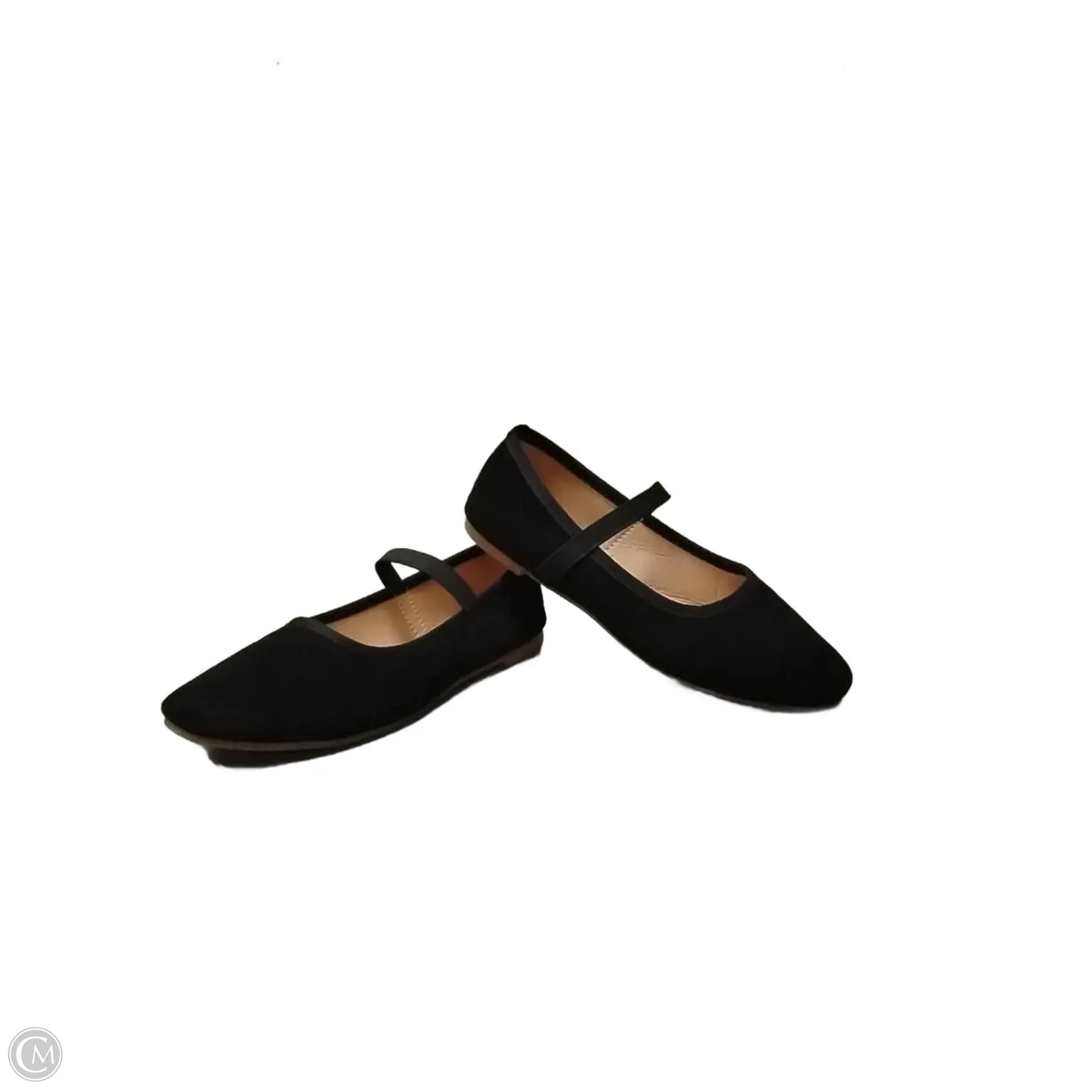 Shoes Flats By Clothes Mentor In Black, Size: 5.5