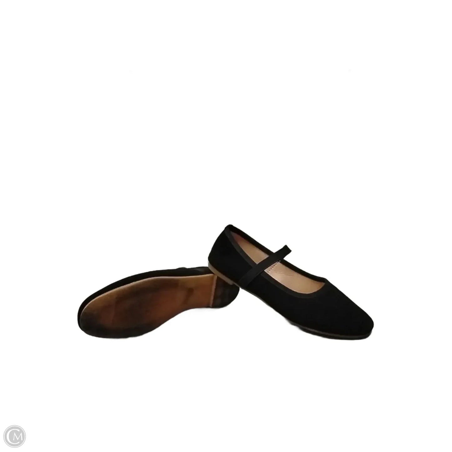 Shoes Flats By Clothes Mentor In Black, Size: 5.5