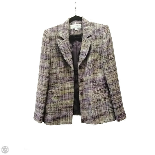Blazer By Sag Harbor In Checkered Pattern, Size: 10