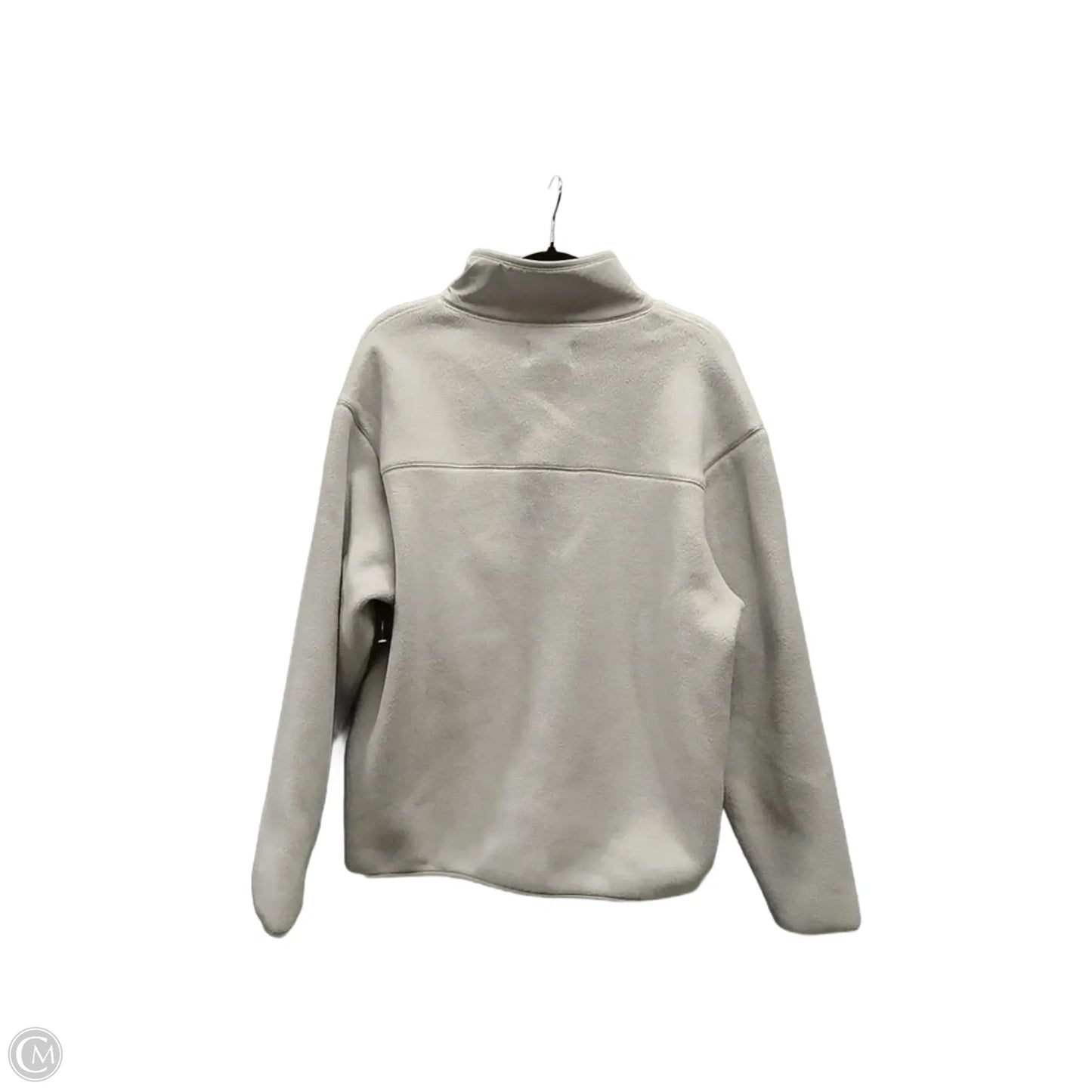 Sweatshirt Collar By American Eagle In Grey, Size: M