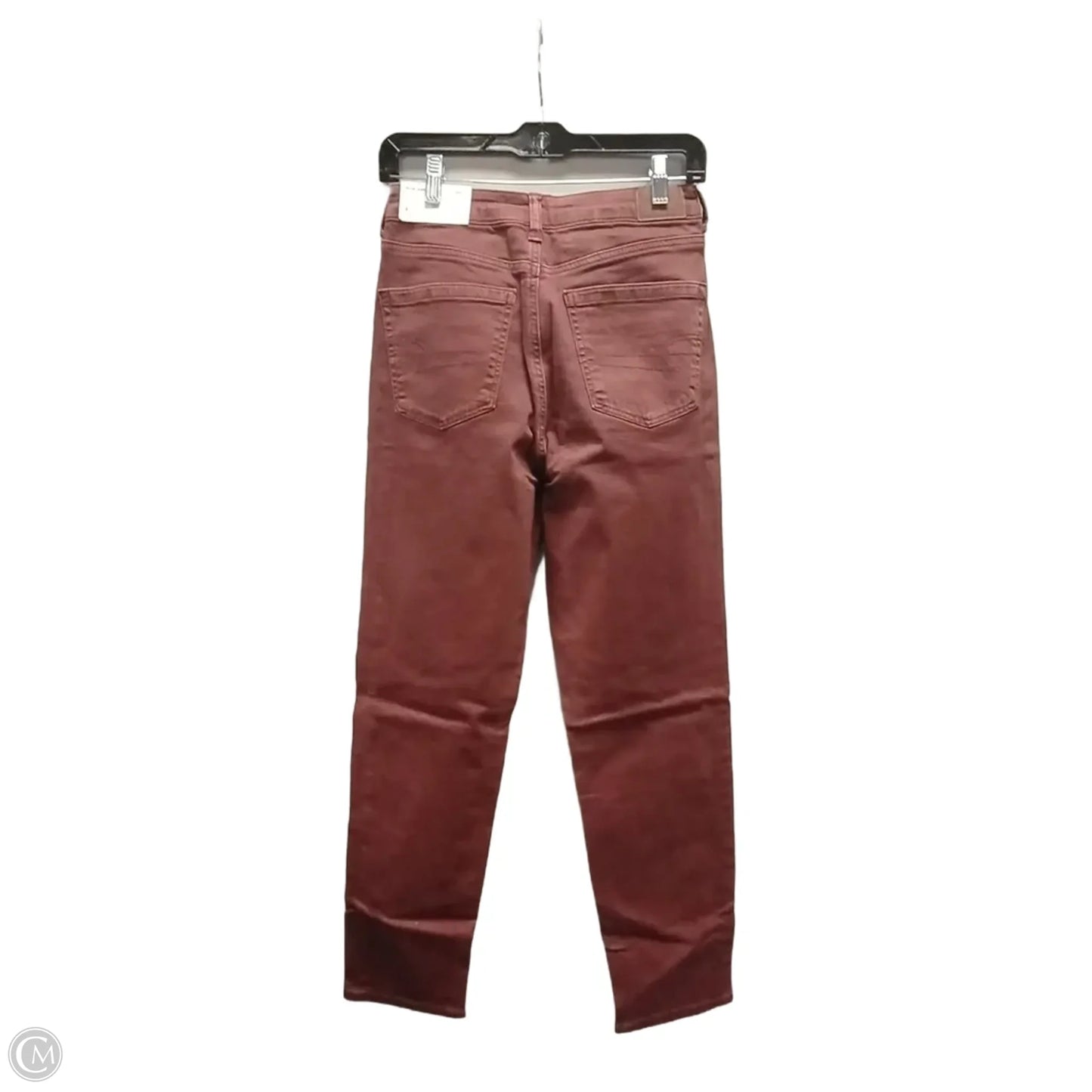 Jeans Straight By American Eagle In Purple, Size: 4