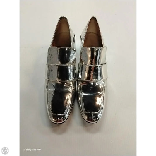 Shoes Heels Block By Stuart Weitzman In Silver, Size: 9