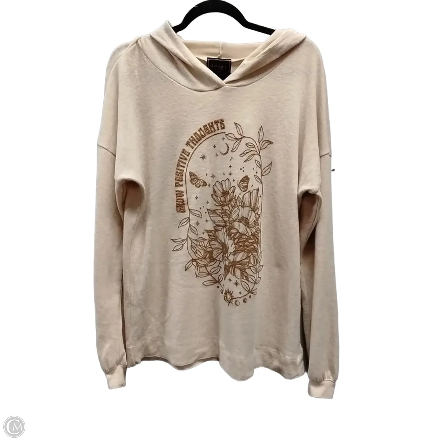 Sweater By Clothes Mentor In Beige, Size: L