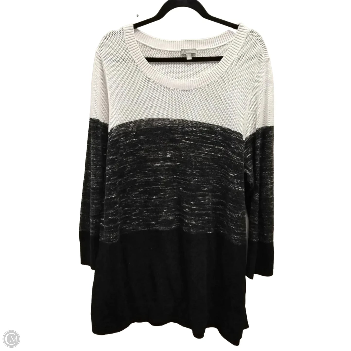 Sweater By Talbots In Striped Pattern, Size: 3x