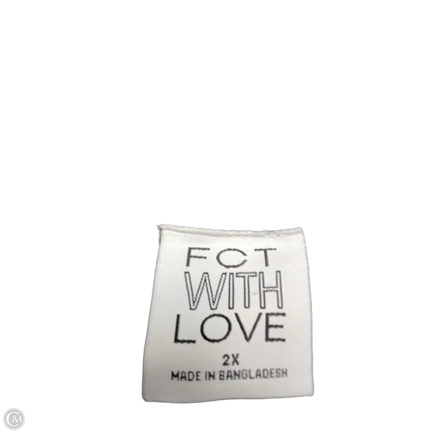 Sweater Short Sleeve By Clothes Mentor In Black, Size: 2x