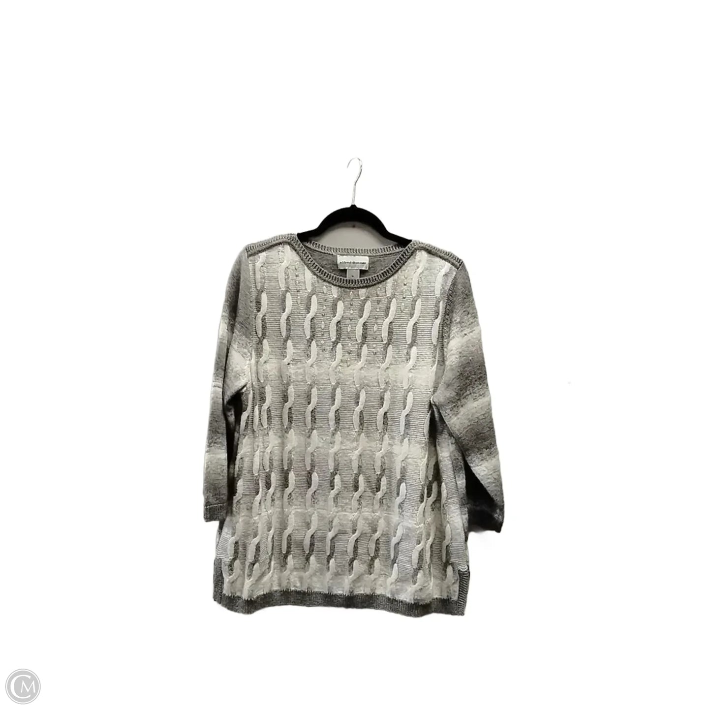 Sweater By Alfred Dunner In Grey, Size: Xl