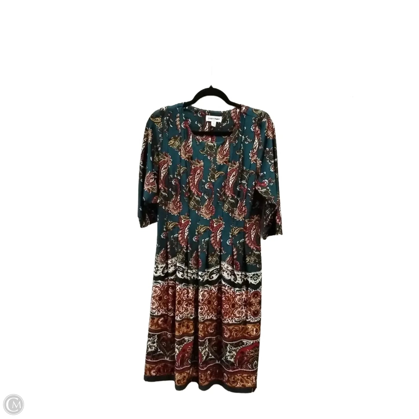 Dress Casual Midi By Shelby And Palmer In Paisley Print, Size: Xl