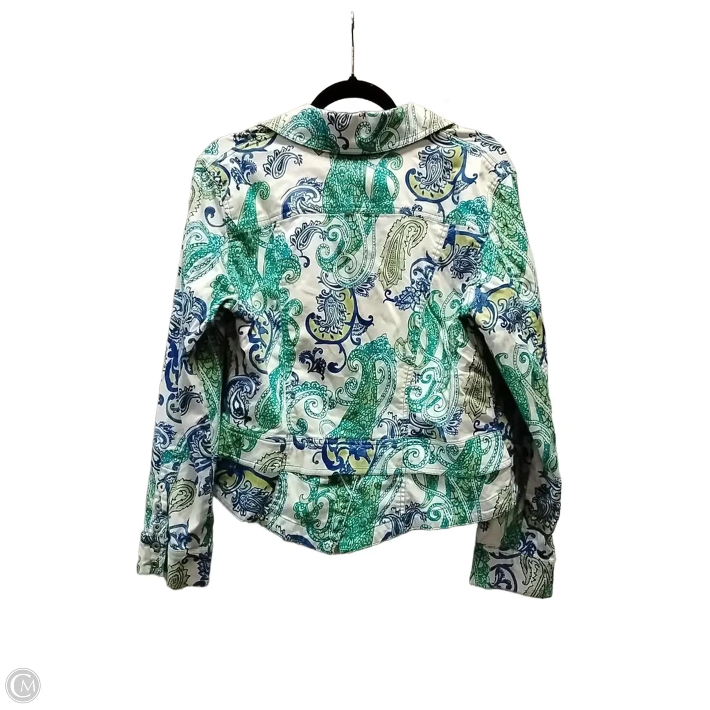 Top Long Sleeve By Multiples In Paisley Print, Size: L