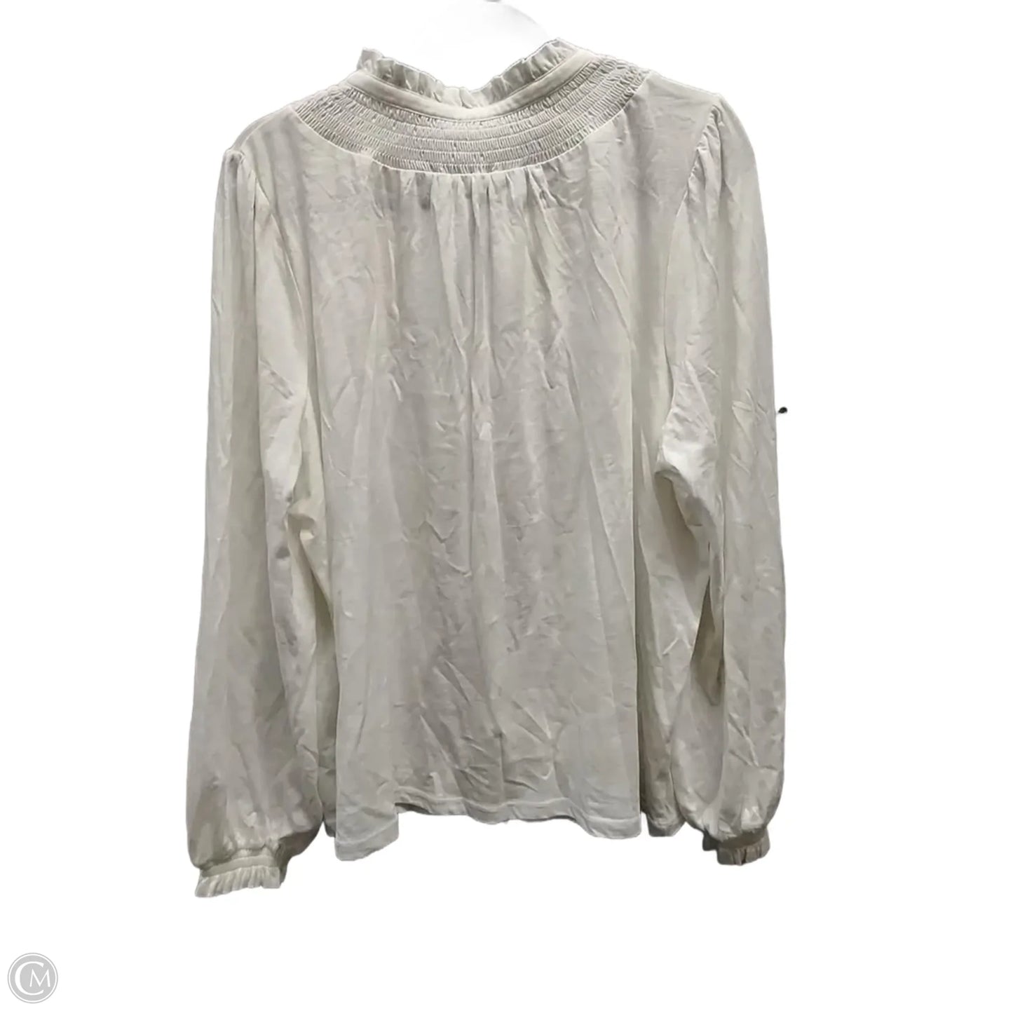 Blouse Long Sleeve By Boden In Beige, Size: Xl