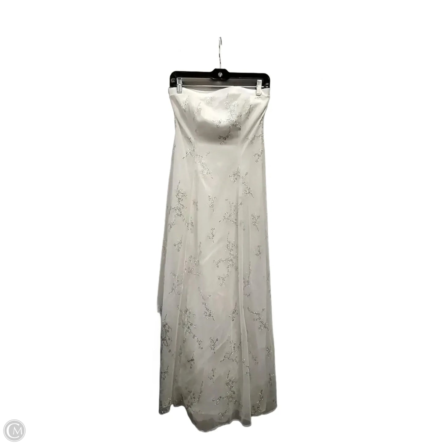 Dress Party Long By Cmb In Silver & White, Size: 3
